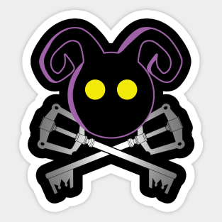 Heartless and Crossblades Sticker